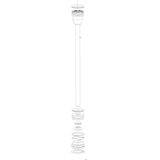ROCKSHOX SOLO AIR komplettes Luftfeder-Kit, 120 mm, 27,5"/29", Schwarz #11.4018.010.046