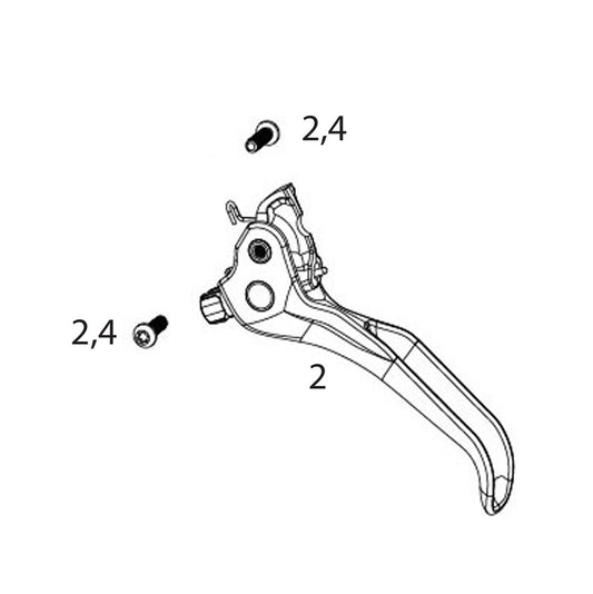 Nur-Bremshebel SRAM MAVEN ULTIMATE B1