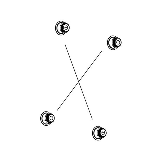 SRAM RIVAL 1x/2x Schraubenset für Kettenblätter 94/107BCD