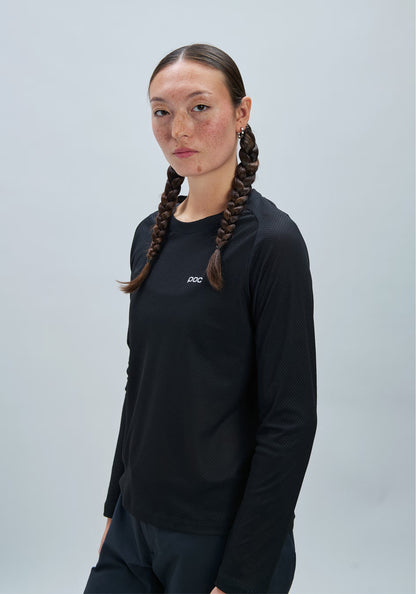 Trikot POC MOTION AIR Langarm Damen Schwarz