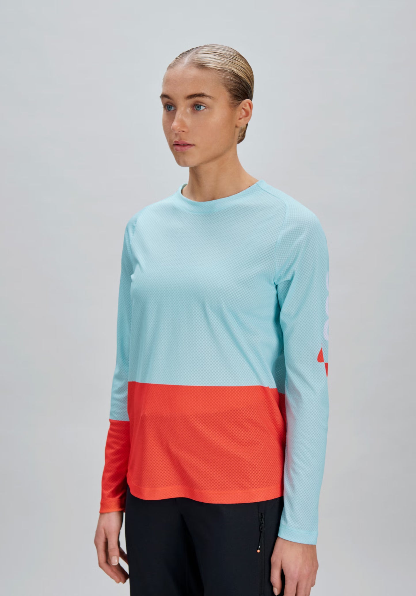 POC MOTION AIR Trikot Langarm Frau Blau/Orange