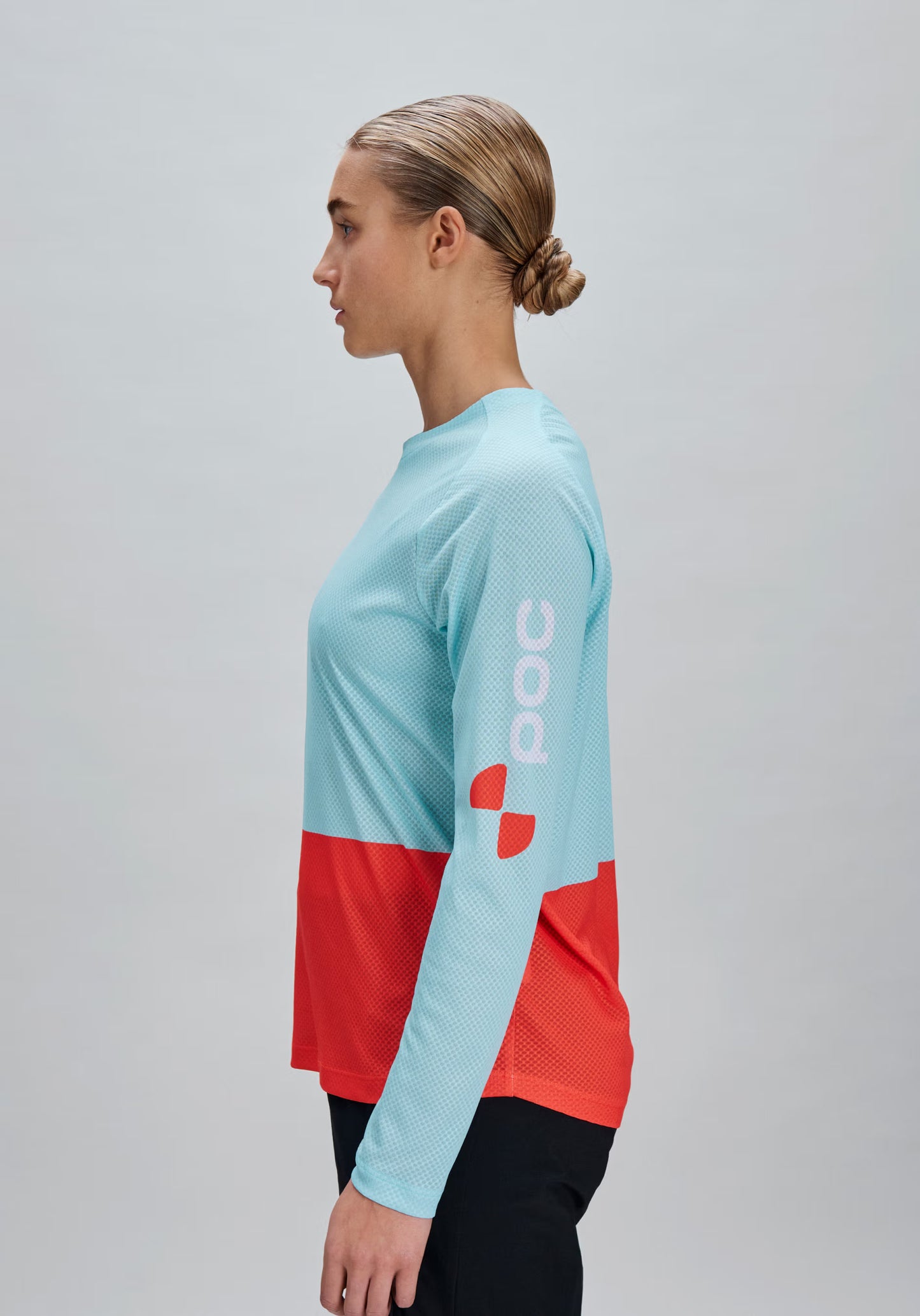 POC MOTION AIR Trikot Langarm Frau Blau/Orange