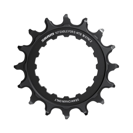 Einfach-Kettenblatt SRAM EAGLE X-SYNC 2 11/12-fach BOSCH Direct Mount — Kettenblatt auf weißem Hintergrund