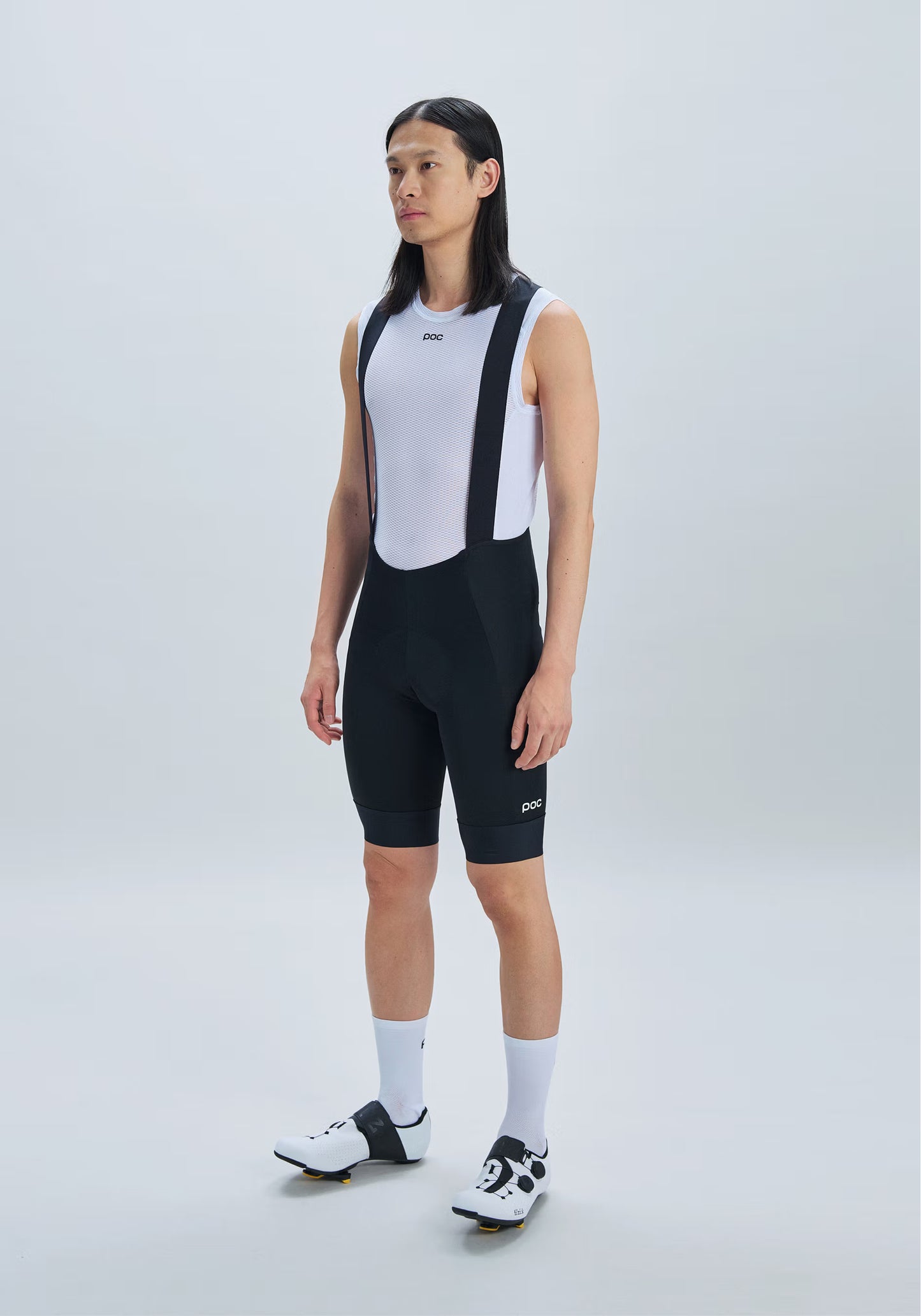 POC CADENCE Kurze Trägerhose Schwarz