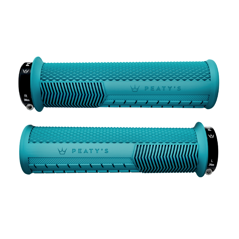 PEATY'S MONARCH KNURL Grips Türkis