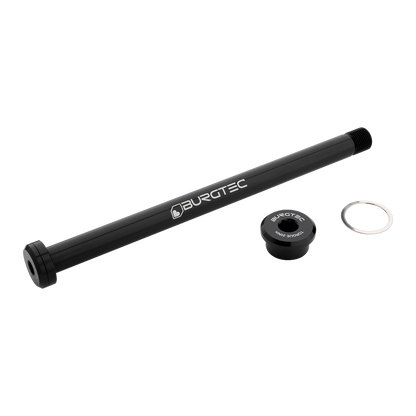 BURGTEC Hinterradachse 173 mm x 12 mm 1,0 mm für Rocky Mountain Rahmen Schwarz
