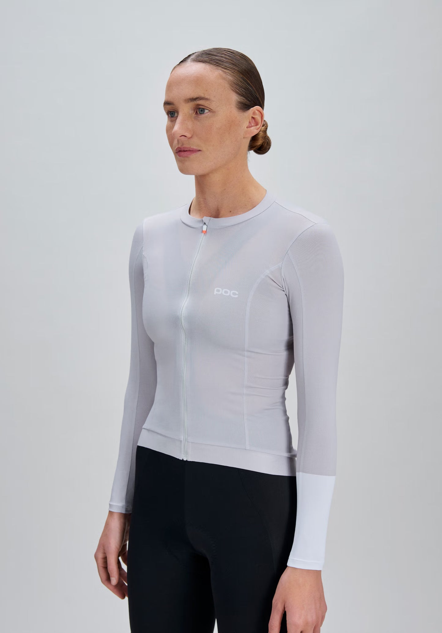 POC CADENCE Damen Trikot Langarm Grau