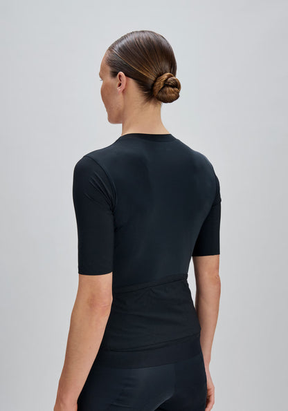 Trikot POC RACEDAY Damen Kurzarm Schwarz