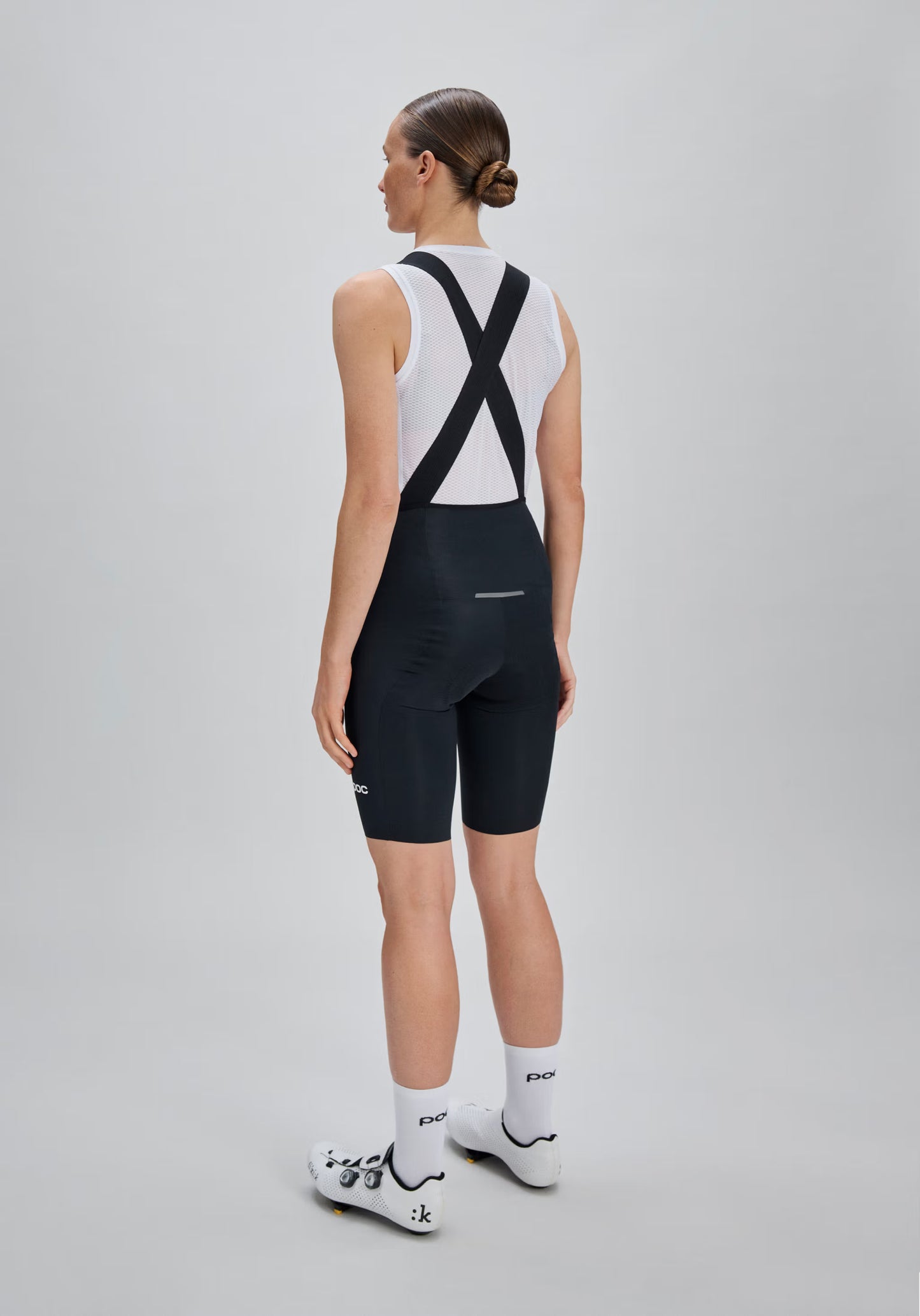 POC RACEDAY Damen Kurze Trägerhose Schwarz