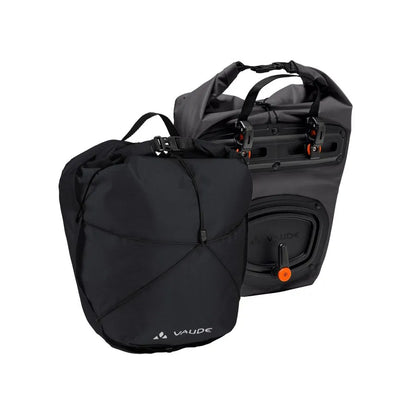 Paar Gepäckträgertaschen VAUDE AQUA FRONT LIGHT 22 L Schwarz
