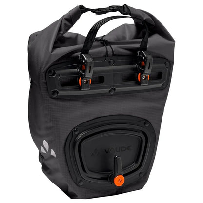 Paar Gepäckträgertaschen VAUDE AQUA FRONT LIGHT 22 L Schwarz