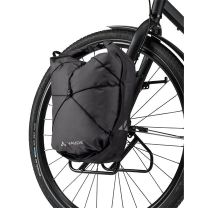 Paar Gepäckträgertaschen VAUDE AQUA FRONT LIGHT 22 L Schwarz