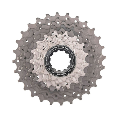 SHIMANO DURA-ACE R9100 11-fach-Kassette – Hauptfoto vor weißem Hintergrund