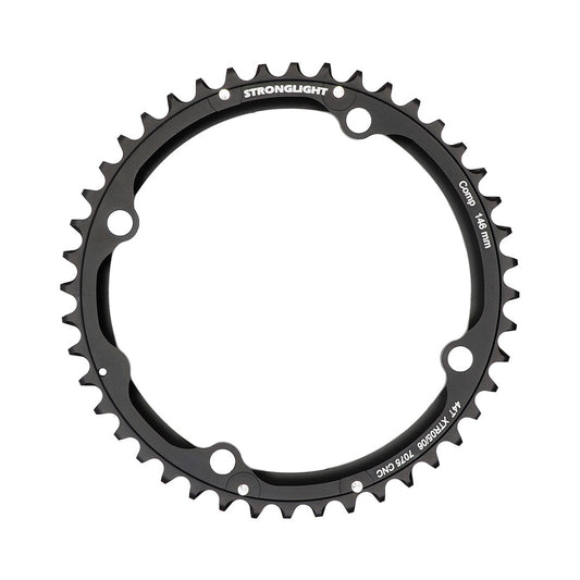 Äußeres Kettenblatt STRONGLIGHT SHIMANO XTR M960 9-fach, 4-Loch, 146 mm — Kettenblatt auf weißem Hintergrund