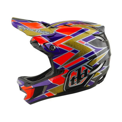MTB-Helm TROY LEE DESIGNS D4 CARBON MIPS FLUSH Orange/Violett