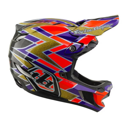 MTB-Helm TROY LEE DESIGNS D4 CARBON MIPS FLUSH Orange/Violett