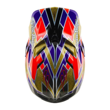 MTB-Helm TROY LEE DESIGNS D4 CARBON MIPS FLUSH Orange/Violett