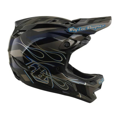 MTB-Helm TROY LEE DESIGNS D4 COMPOSITE MIPS BURST Schwarz/Blau