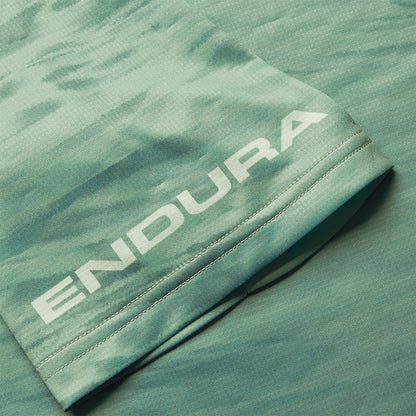 Trikot ENDURA MARBLE LTD PRINTED Kurzarm Grün 2025