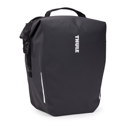 Paar THULE SHIELD Gepäckträgertaschen mit Inlock 22 L Schwarz