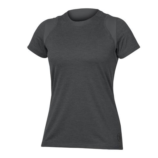 ENDURA SINGLETRACK Damen Trikot Kurzarm Grau 2025