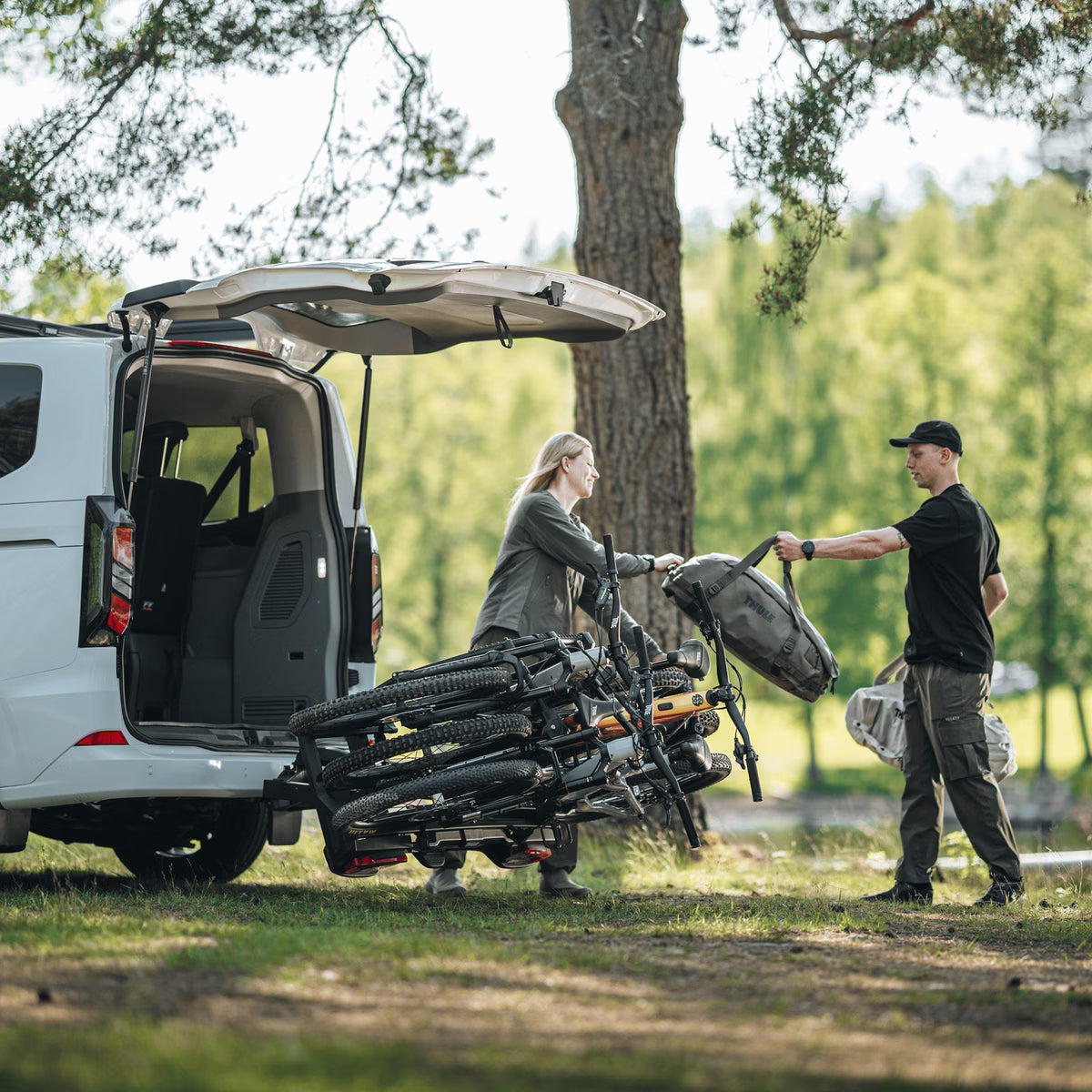 Fahrradträger THULE VELOSPACE 3 3 Fahrräder auf Anhängerkupplung