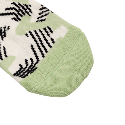 Socken BURGTEC EVERYDAY CREW PATTERNED Weiß/Grün