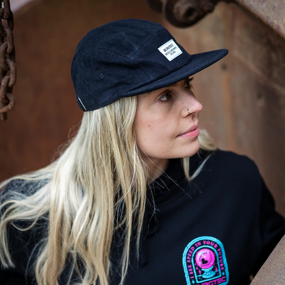 Kappe BURGTEC ARCADE FIVE PANEL Schwarz