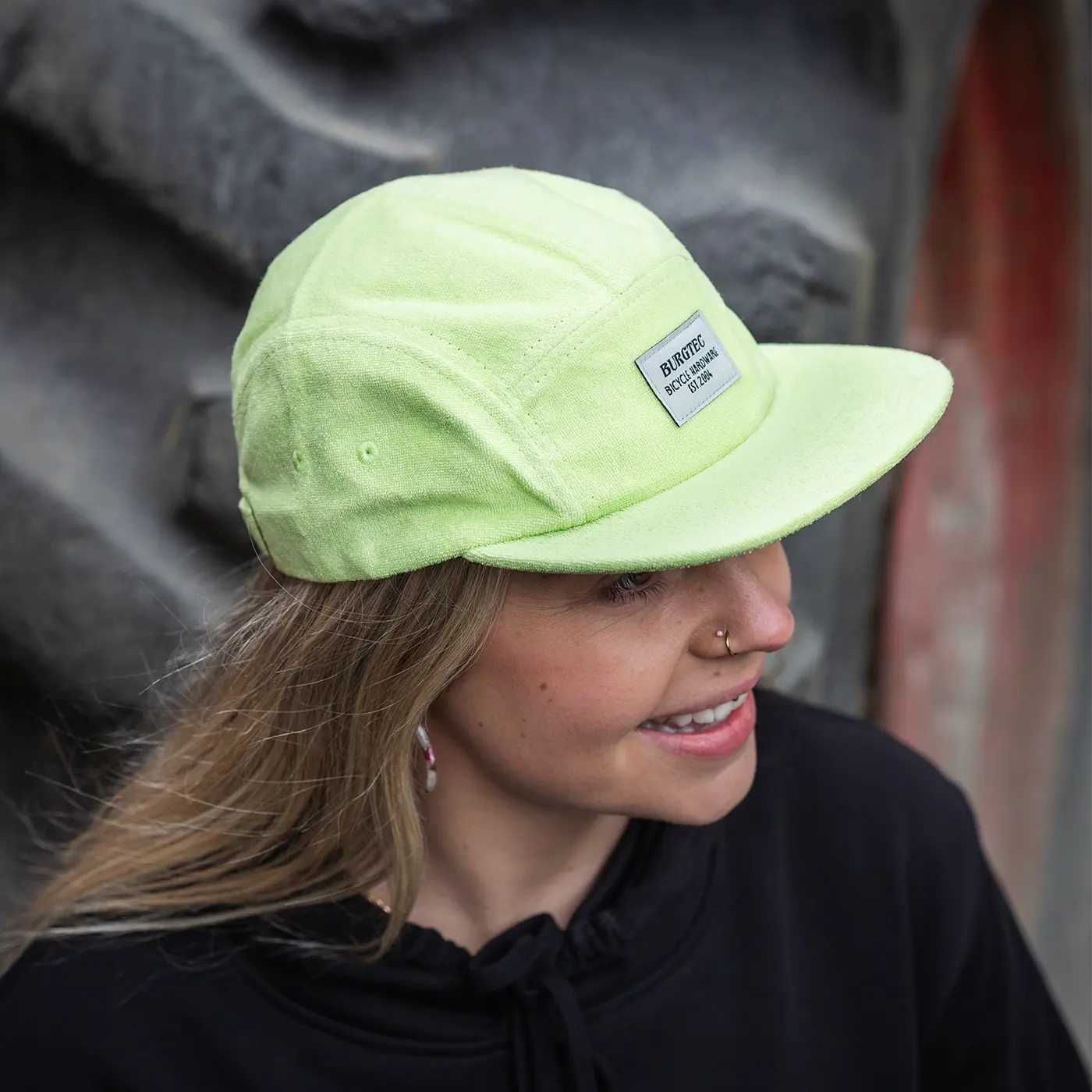 BURGTEC ARCADE FIVE PANEL Kappe, grün