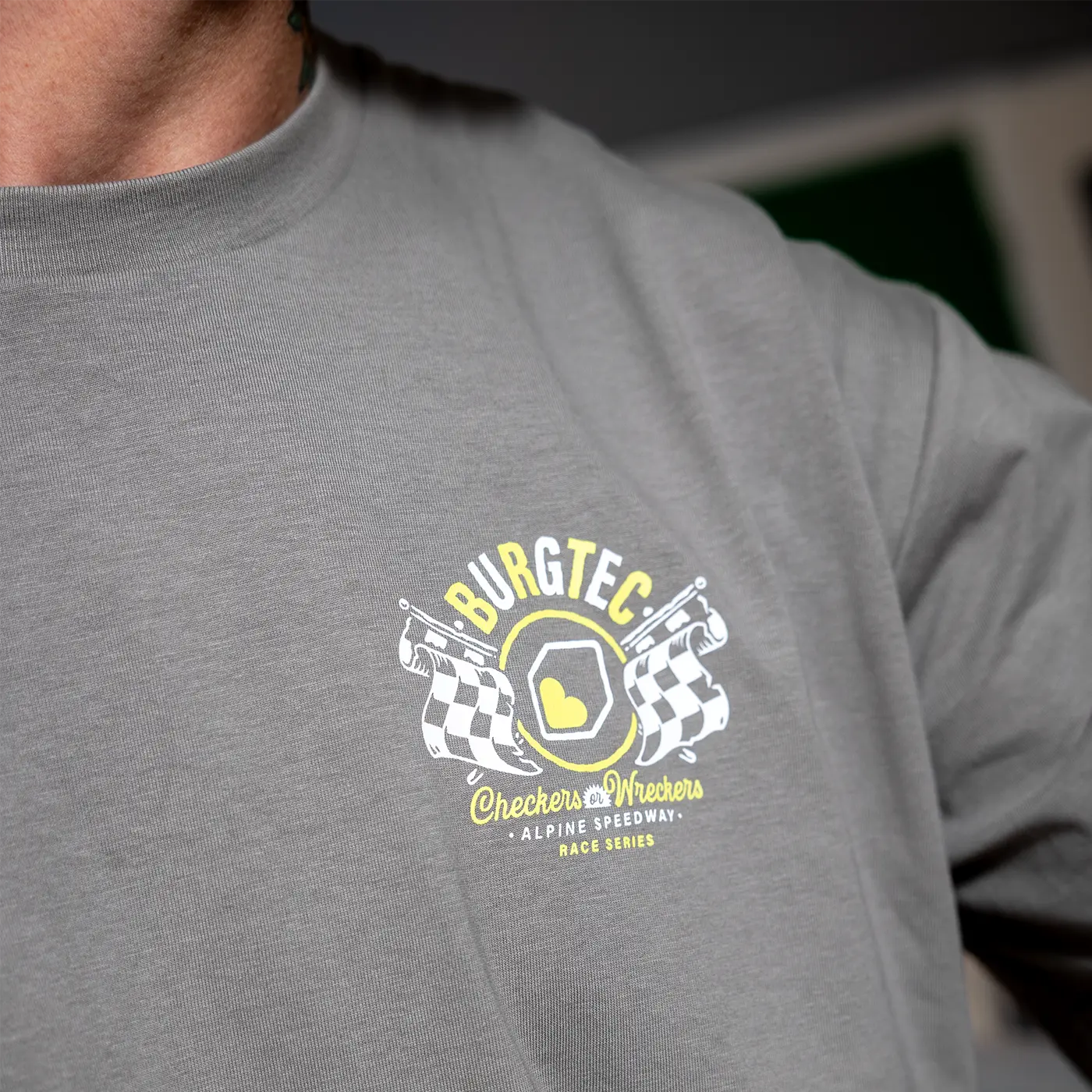 BURGTEC ALPINE SPEEDWAY T-Shirt, grau