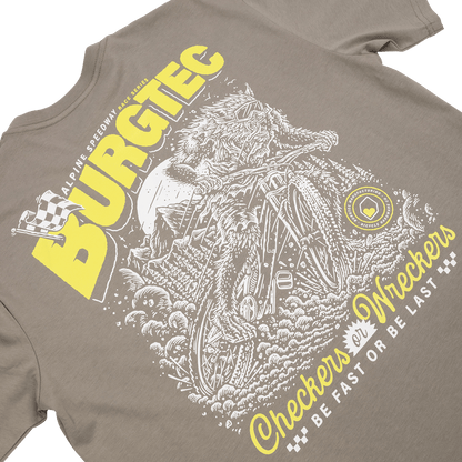 T-Shirt BURGTEC ALPINE SPEEDWAY Grau