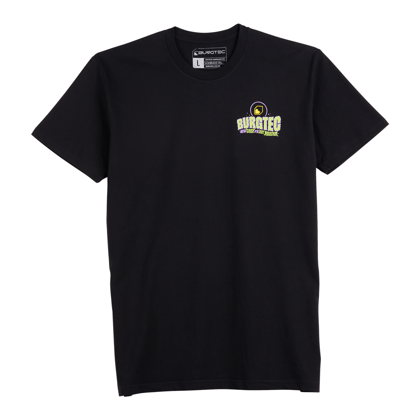 BURGTEC RUT MONSTER T-Shirt, Schwarz