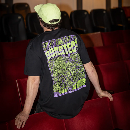 T-Shirt BURGTEC RUT MONSTER Schwarz