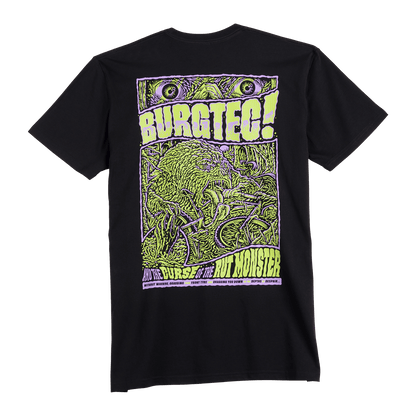 T-Shirt BURGTEC RUT MONSTER Schwarz
