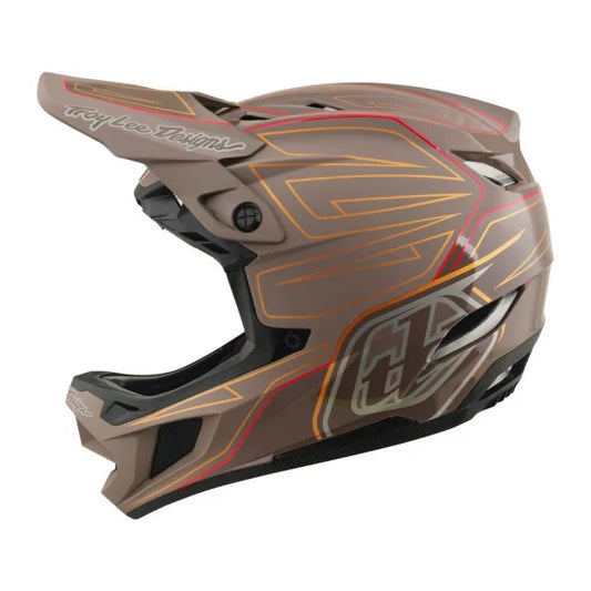 MTB-Helm TROY LEE DESIGNS D4 POLYACRYLITE MIPS SHADOW PRO Braun
