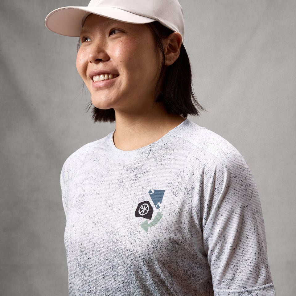 ENDURA SINGLETRACK PRINT Trikot Kurzarm Women Aero Blue