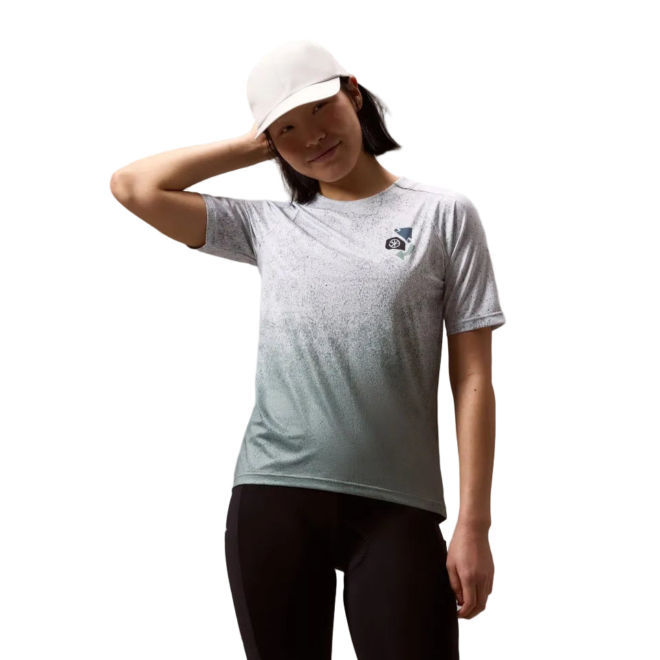 ENDURA SINGLETRACK PRINT Trikot Kurzarm Women Aero Blue