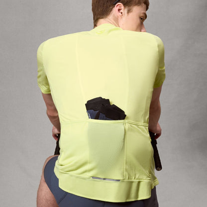 Trikot ENDURA LOOP ZIPPED Kurzarm Oilseed