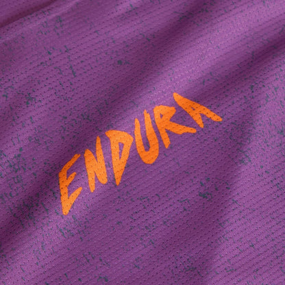 Trikot ENDURA SINGLETRACK PRINT Kurzarm Damen End Purple