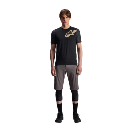 Trikot ALPINESTARS A-DURA LIPAN Kurzarm Schwarz