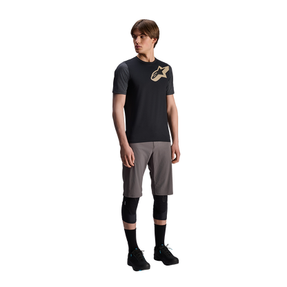Trikot ALPINESTARS A-DURA LIPAN Kurzarm Schwarz