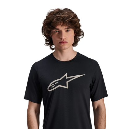 Trikot ALPINESTARS A-DURA ASTAR Kurzarm Schwarz