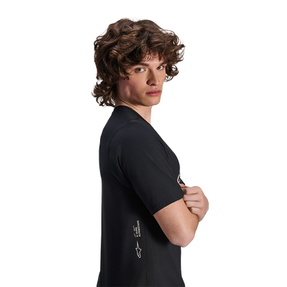 Trikot ALPINESTARS A-DURA ASTAR Kurzarm Schwarz