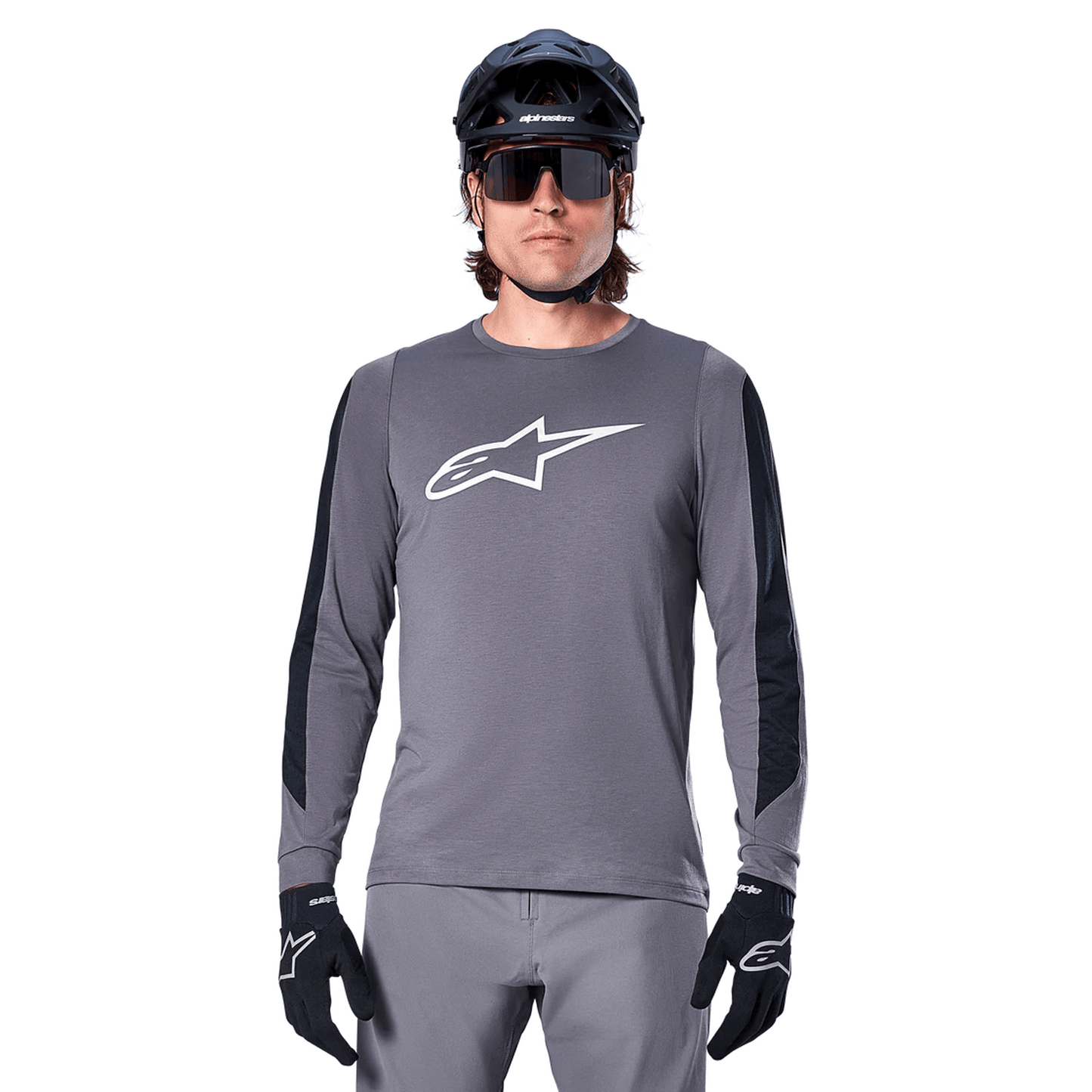 ALPINESTARS A-DURA DRI ASTAR Trikot Langarm Dunkelgrau