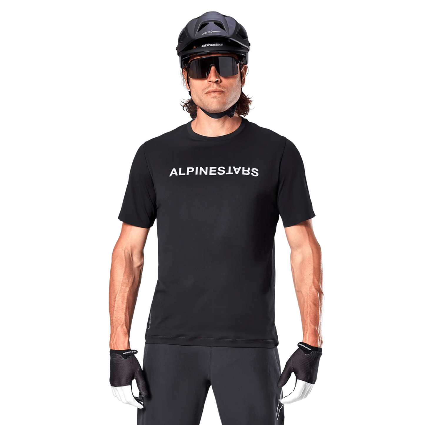 ALPINESTARS A-ARIA SWITCH Trikot Kurzarm Schwarz