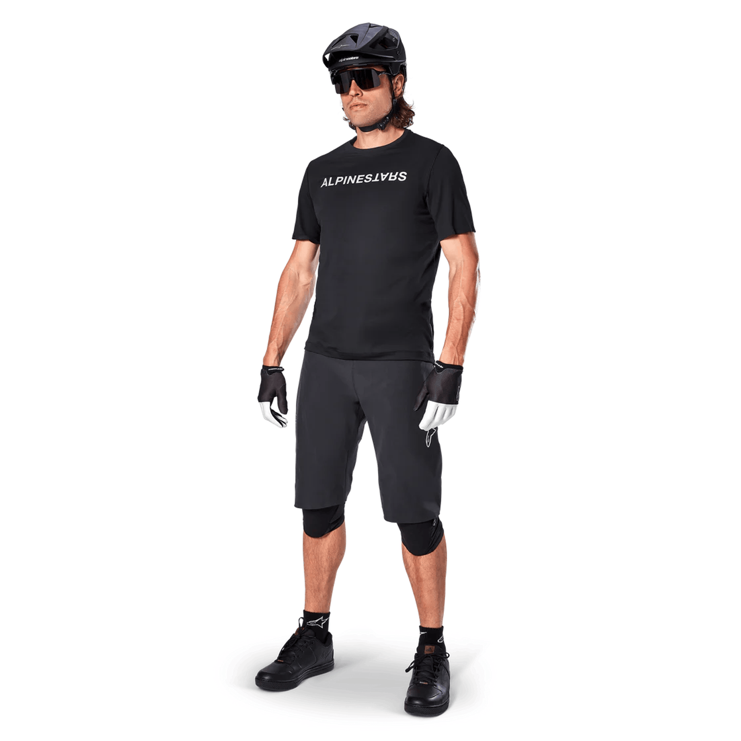 ALPINESTARS A-ARIA SWITCH Trikot Kurzarm Schwarz