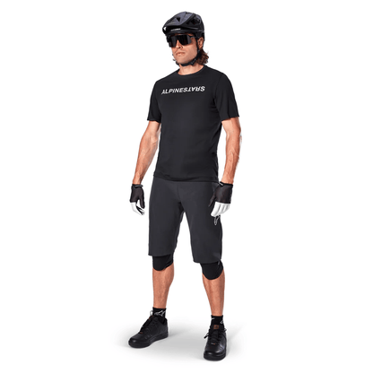 Trikot ALPINESTARS A-ARIA SWITCH Kurzarm Schwarz