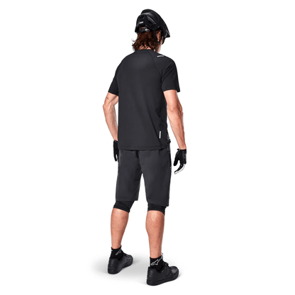 Trikot ALPINESTARS A-ARIA SWITCH Kurzarm Schwarz