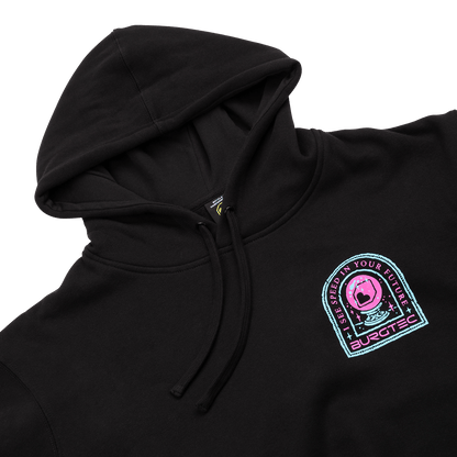 Hoodie BURGTEC TARROT HOODIE Schwarz