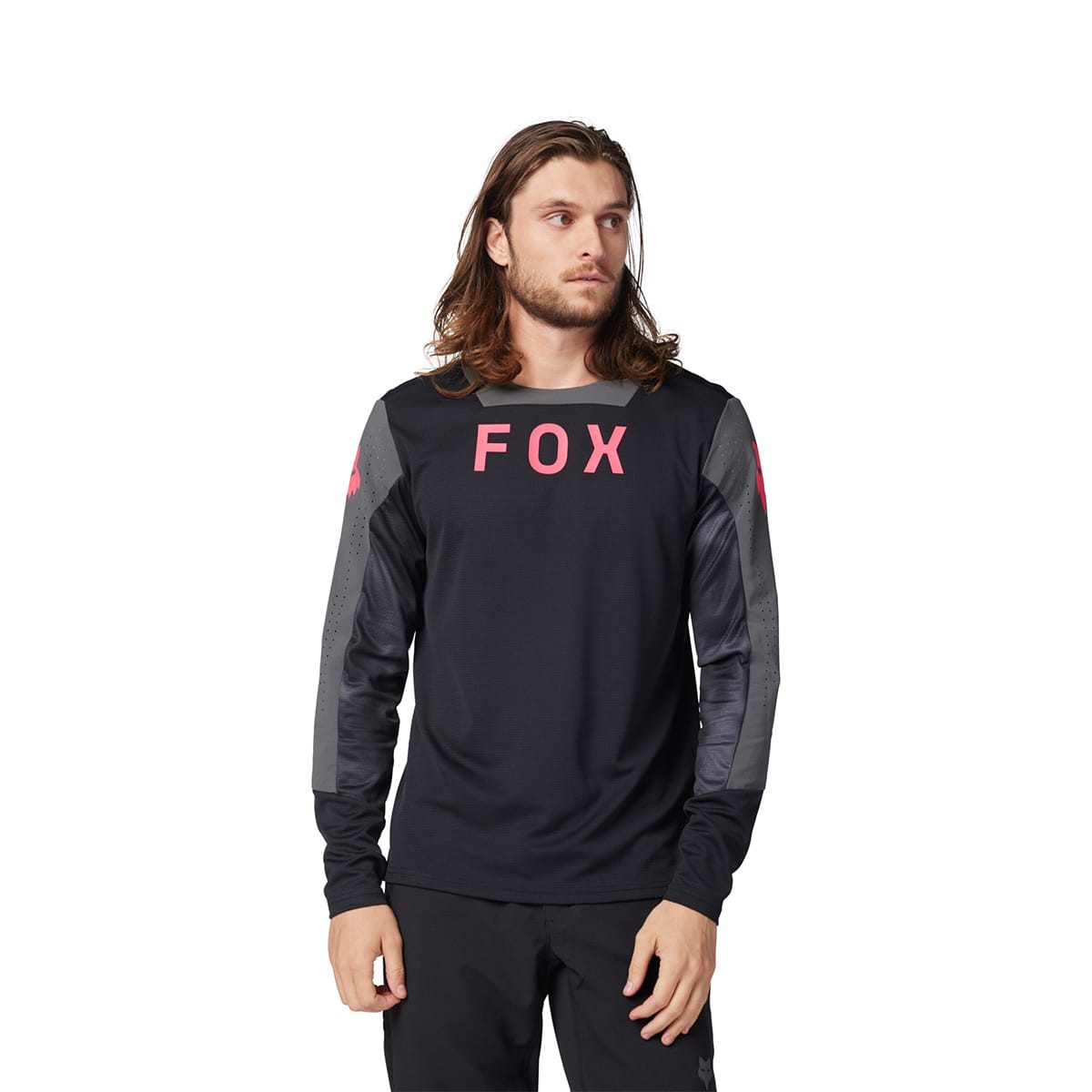 FOX DEFEND TAUNT Trikot Langarm Schwarz